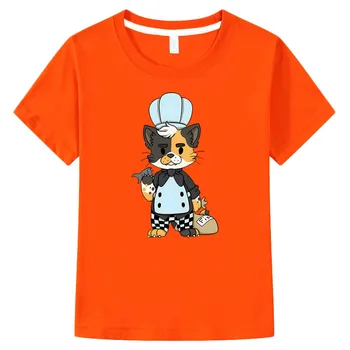 Overcooked Funko Pop Anime T-shirts Kawaii/Roztomilý Kreslený Tričko Harajuku Bežné 100% Bavlna Tee-tričko Krátky Rukáv Deti T-shirt