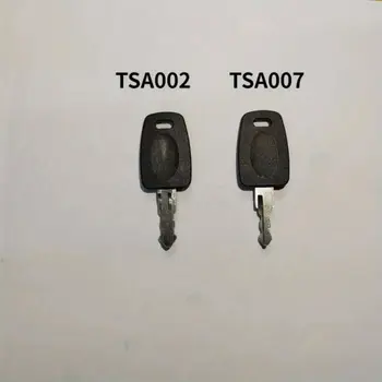 1 ks Kľúč pre TSA007 TSA002 Batožiny Tlačidiel, Kompatibilné s Batožiny Zámky pre TSA 007 002 Zámky Master TSA007 TSA002 Kľúč Univerzálny