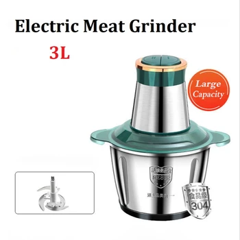 1 Kus Elektrického Mlynčeka na Mäso, 3 L Mixéry Multifunkčné Zeleniny Chopper Slicer Domácnosti Brúska EÚ Plug