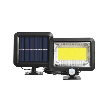 100 LED COB Vodeodolné IP65 Super Svetlé Solárny Snímač Pohybu Svetlo Nástenné svietidlo Záhrada, Vonkajšie Vysoký Jas Svetla