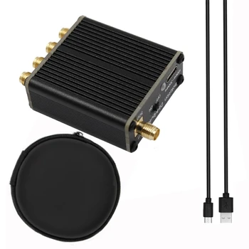 100kHz-150MHz Splitter RF Izolácie Splitter Distribútor Box pre SDR GPSDO 1 Vstup 4 Výstup Hliníkové Mušle, Čierne
