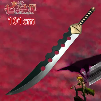 101cm cosplay meč Meliodas Nôž LostBane meč Zlomený Meč GIDEON Kladivo Prop zbraň Rekvizity Nôž