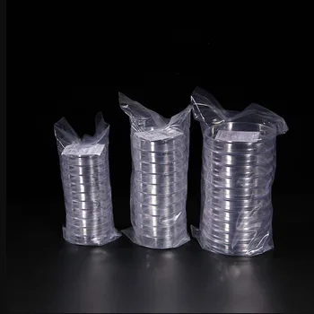 10pieces/pack Lab 60 mm/70 mm/90 mm Jednorazové Plastové Petriho Misky Laboratórne Zariadenia Kultúry Jedlo