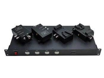 12G-SDI s Loopout na fiber converter, s Diaľkovým Vrátiť video-účasti zamestnancov cez optické vlákno systém