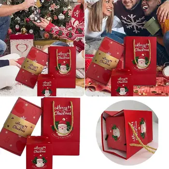 1Pcs Vianočné Nové Darčeka Vianočné Bounce Box Diy Prekvapenie Box Svadobné Papier Skladacie Prekvapenie Skákanie Bounce Box Birthda K7U2