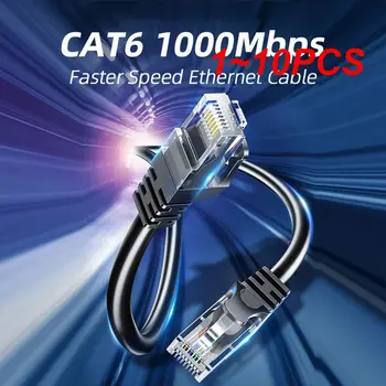 1~10PCS Utp Cat 6 Rozbočovač Sieťového Kábla 1000mbps Vysoká Rýchlosť Prenosu Hodnotiť Pohodlné Vhodné Pre Rôzne Zariadenia