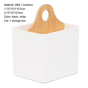 2021 Nový Stôl Úložný Box Multi-function Odnímateľný Bambusu Široké Uplatnenie Stoly Držiak Ceruzky Úspora Priestoru Dizajn Pero Prípade