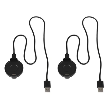 2X Smart Hodinky Nabíjačka Pre Ticwatch Pro USB Údajov A Dock Poplatok Dock Kábel Sledovať Nabíjačku S 1M Magnetické Sacie Kábel