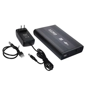 3,5 palcový HDD Prípade USB 2.0 / SATA Port SSD Pevný Disk Krytu 480Mbps Externé ssd Pevný Disk Box