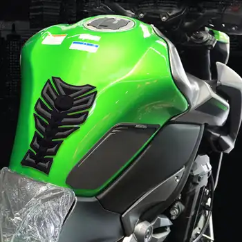 3D Motocykel Gumy Nálepky Plyn Vykurovací Olej Tank Pad Chránič Kryt Obtlačky Prípade Rybie Kosti Štýl pre Honda, Kawasaki Suzuki