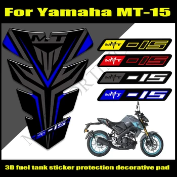 3D nálepky Na Yamaha MT-15 MT15 MT - 15 Odtlačkový Nálepky Znak, Odznak s Logom Kapotáže Symbol Tank Pad Protector
