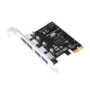 4 Port USB PCIE Rozširujúca Karta PCIExpress PCIe ROZBOČOVAČ USB Adaptér 4 Porte USB3.0 Radič Karty PCIe PCIExpress