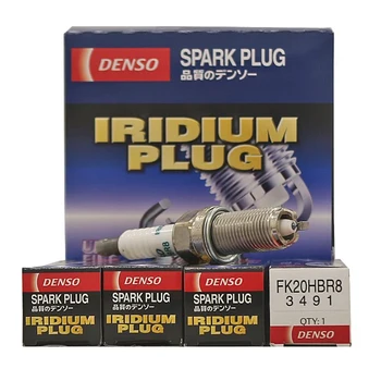 4pcs Pôvodné Irídium Platinum Spark Plug FK20HBR8 3491 Prispôsobiť Alphard Hiace GS300h GS450h LC500h LS350LS500h RX350 RX450