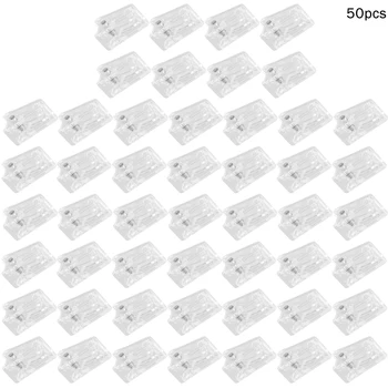 50pcs PhotoFlag Sticky Klipy Gobelín Samolepiace jednostranným Plastové Jasné, Steny Domov Dekorácie Učiteľ-Študent