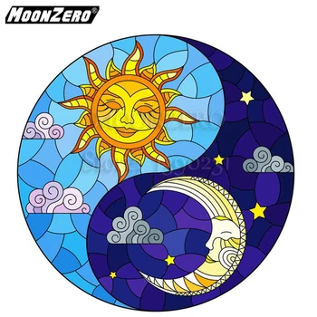 5D Diy Diamond Maľovanie Slnka a Mesiaca Obraz Plný Štvorec/Round-Diamond Výšivky Mozaiky Cross Stitch Art Domova WYZ20220317