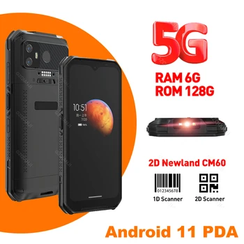 5G Robustné Priemyselné PDA Android 11 2D Newland CM60 Laserový Skener, WiFi, GPS, RAM 6 G ROM 128 G Ručné Dátum Zberateľ PDA Stroj