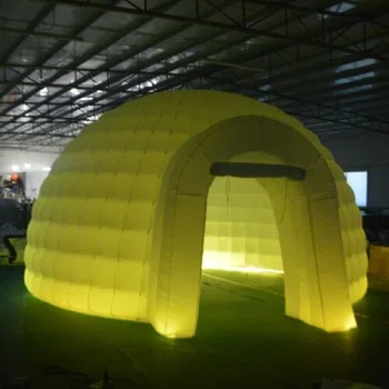5x3mH Nové Nafukovacie Iglu Dome Stan s LED Osvetlenie Ventilátor na Propagáciu Strany