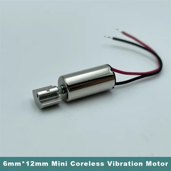 6 mm*12mm Mini Coreless Vibrácií Vibračný Motor DC 1,5 V 2.4 V 3V Malý Vibrátor Excentrický Kolesa DIY Hračka Masér Kefka