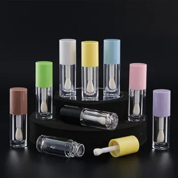 6ml Prázdne Lesk na Pery Trubice Priehľadných Plastových Fľašiach Lip Glaze Trubice DIY Rúž Fľaša Kozmetické Nádobu