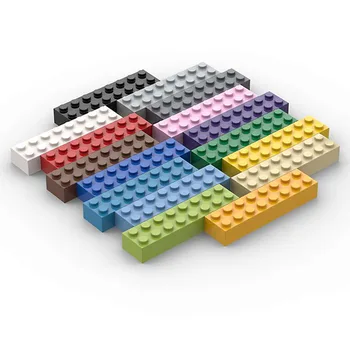 8pcs 2x8 Dot Väčšinu Stavebných Blokov Hrubé Vzdelávacie Kreatívne Hračky pre Deti Údaje Plastové Tehly Veľkosti Kompatibilné S 3007