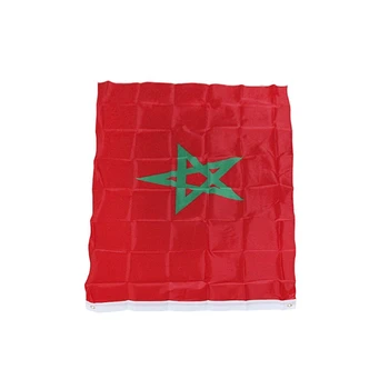 90x150cm Výrobkov pre Každodenné Použitie alebo Dekoroch Maroko Záhrada Polyester Marocký Národnej Bannery pre Sprievody Šport N58B
