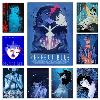 Anime Ideálny Modrá Plagáty Estetické Manga, Komiks, Film Plátno Na Maľovanie Na Stenu Umenie Výtlačkov Moderné Kawaii Miestnosti Domova Nástenná Maľba Dary