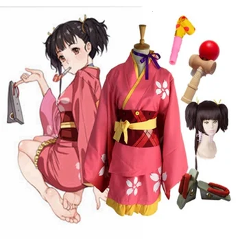 Anime kabaneri z pevnosti železa mumei kimono jednotné kompletné sady cosplay kostýmy z Halloween karikatúry kostým