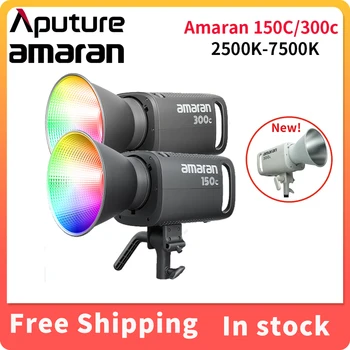 Aputure amaran 300C 150C Bowens Mount 2500K-7500K Farebný RGBWW LED Video Fotografovanie Svetlo Bluetooth App Control