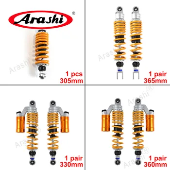 Arashi Motorových Dusíka Zadné tlmiče tlmičom Zadné Odpruženie Pre HONDA Pre YAMAHA Pre SUZUKI 365 / 360 / 330 / 305mm