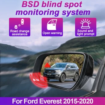 Auto Spätné Zrkadlo Blind Spot Monitoring Systému BSD BSA BSM Radar Parkovací Senzor Pomáhať pri Zmene jazdného Pruhu Pre Ford Everest 2015-2020