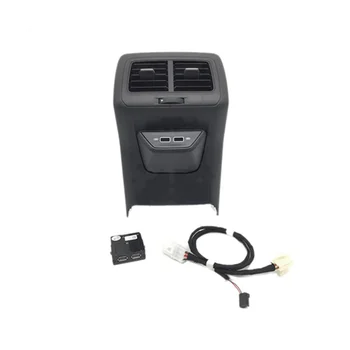 Auto Zadný Rám Orezania Centrum lakťová opierka s USB Adaptér pre Golf 7 MK7 2013-2019 5GG864298B82V