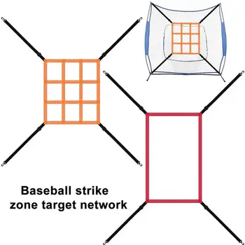 Baseball Cieľ Čistý Softball Cieľ Praxi Zlepšiť Pitching Presnosť s Nastaviteľným Baseball Strike Zóna Cieľ pre Hádzanie