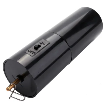 Batérie Powered Vietor Spinner Black Otáčanie Motora pre Zavesenie Veterné Zvonkohry Ornament 2ks