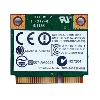 BCM943228HMB 2.4/5 ghz Dual-band 300M+Bluetooth-kompatibilné pre Notebook vstavanej Bezdrôtovej Sieťovej Karty Wlan Adaptér