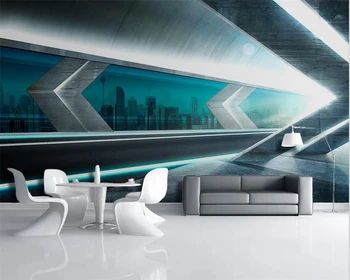 beibehang Prispôsobiť stenu papiere domova moderné 3D technológia mestského priestoru jedáleň, obývacia izba tapety pozadia