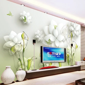 beibehang Vlastnú tapetu 3d Čínsky bezšvíkové TV pozadie nástenná maľba pokrýva tapety kvety veľké nástenné Kala 3d tapeta nástenná maľba