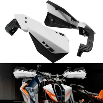 Biele Univerzálne Motocyklové Handguard Motocross Strane Stráže Chránič pre Motocykel 22mm Riadidlá Protector