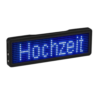 Bluetooth LED Názov Odznak Nabíjateľná Svetlo Prihlásiť DIY Programovateľné Posúvanie tabúľ Displej LED,Typ 5