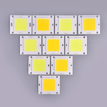 COB LED Čip Led Matrix Pre Spotlight Dióda Led Svetlo Floodlight Lampa Zdroj 4.6 cm x 4cm Flip-zabudované Integrované Llight Zdroj
