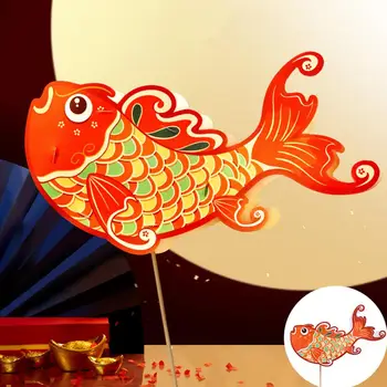 Dekoratívne Svietidlo Tradičný Čínsky Nový Rok Ryby Svietidiel, Hobby Ručné Led Dekorácie pre Deti Party Oslavy Kaprov