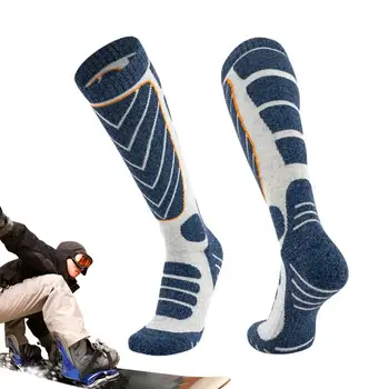 Dlhé Lyžiarske Ponožky Zimné Teplý Sneh Ponožky Tepelnej Ponožky Zimné Výkon Ponožky Priedušná Kolená Vysoké Ponožky Pre Lyžovanie, Snowboarding