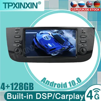 DSP 4 GB 64 GB Autoradio 1 Din Android 10 Auto DVD Multimediálny Prehrávač Pre Fiat/Linea/Punto evo 2012-2015 GPS Navigácie Stereo audio