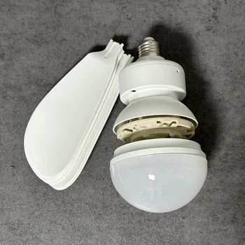 E27 Stropným Ventilátorom s LED Svetlom 30W AC86-265V 110V 220V Ventilátor Svetlo pre Domáce Kancelárie Y9RF