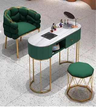 Ekonomické nechty salon tabuľky, stoličky vyhovovali Japonský luxusné jednoduché dvojité platformu s vysávačom