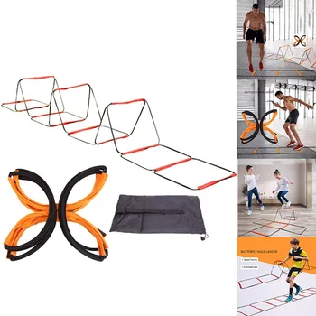 Futbalový Tréning Skok Rebrík Multifunkčné Agility Rebrík Rýchlostný Tréning Koordinácie Nôh Futbal, Basketbal Zariadenia