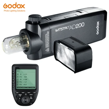 Godox AD200Pro Vonkajšie 200Ws zábleskové Svetlo TTL 2.4 G 1/8000 HSS 0.01-1.8 s Recyklácie 2900mAh Batérie s Xpro Spúšť