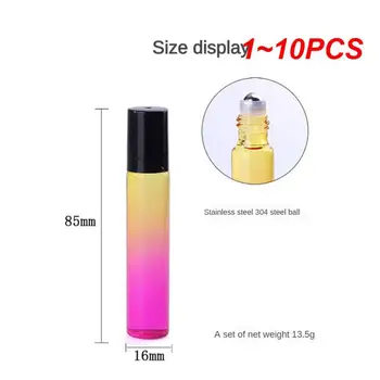 Gradient Farba Skla Esenciálny Olej, Fľaša Prenosné Cestovné Kozmetické Parfum Spray Poleva Sklo Naplniteľné Fľaše