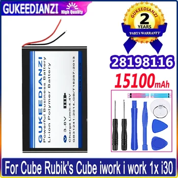 GUKEEDIANZI Batérie 28198116 15100mAh Pre Cube pre rubikova iwork 1x i30 Notebook Bateria