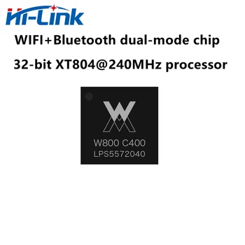 Hi-Link Nový W800 Čip Dual-core, 32-bit, WiFi, Bluetooth, Dual-mode SoC Čip, internet vecí Bezdrôtový Komunikačný Systém Test