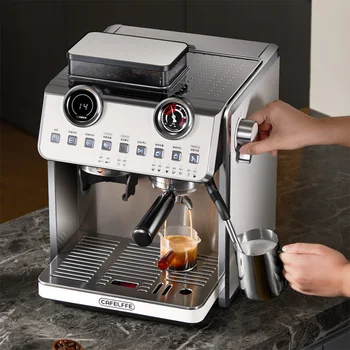 Houselin Espresso Stroj s Brúska, 20 Bar Super-Automatické Espresso Stroje na Espresso & Cappuccina & Latte